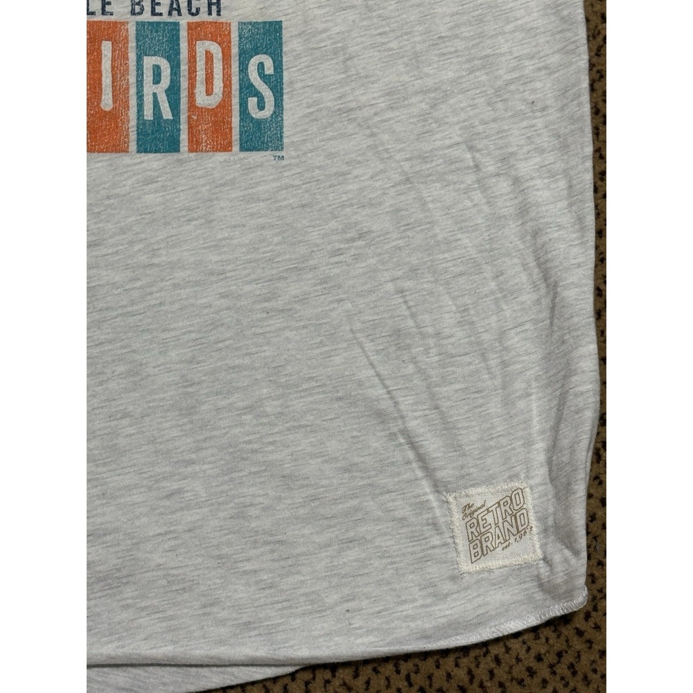 MiLB Jacksonville Beach Sea Birds Baseball T-Shirt, Short Sleeve, Large, Retro - Picture 3 of 8
